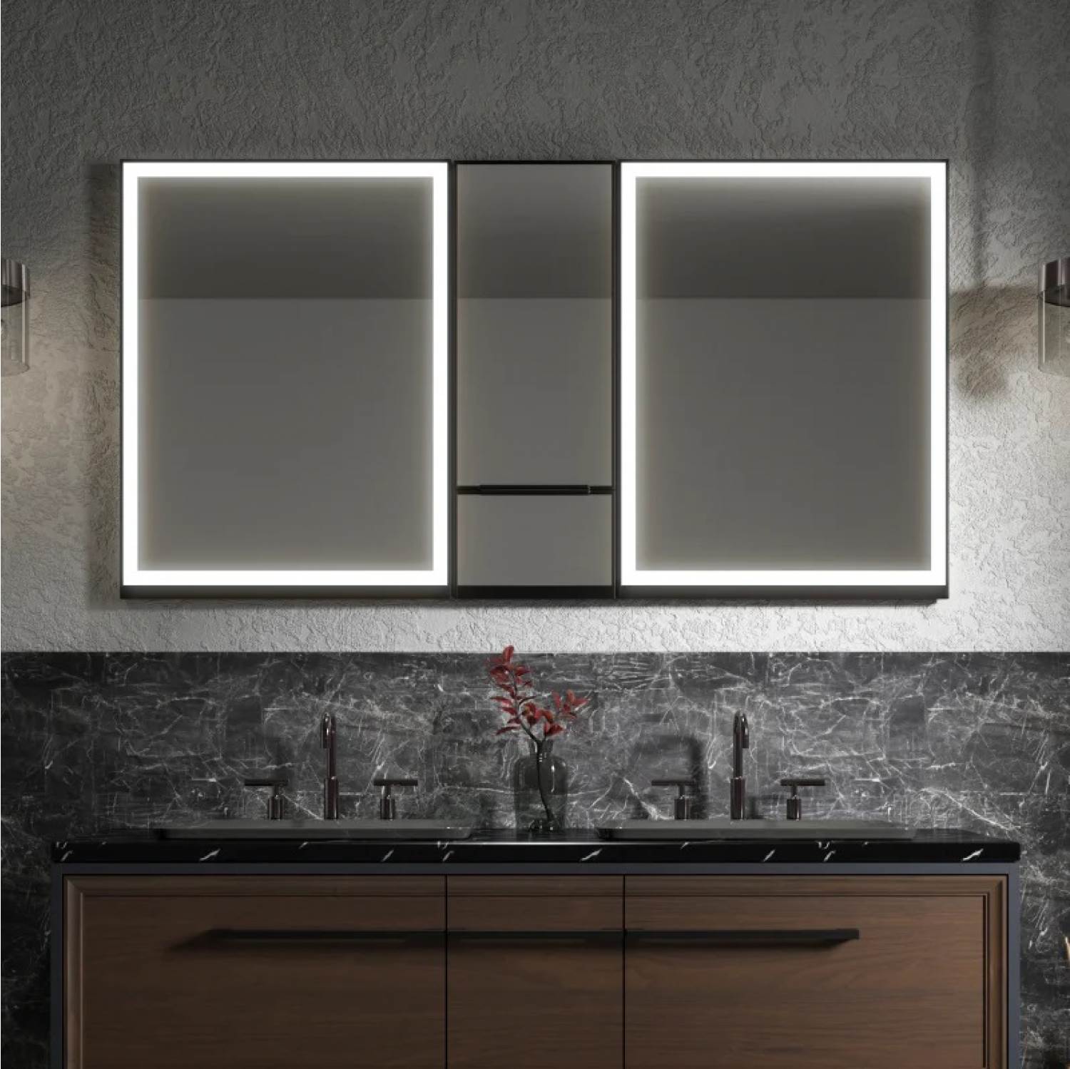 ENE-S-MC16 -Customizable Mirrored Bathroom Cabinet for Hotels