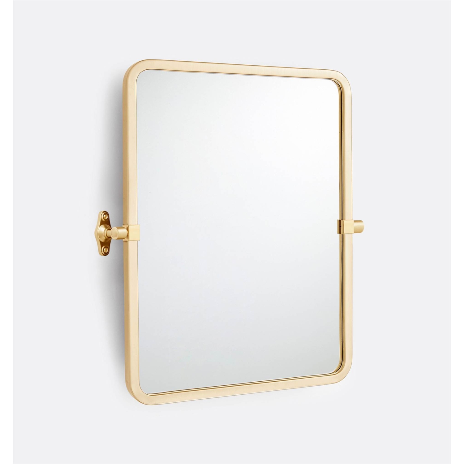 ENE-PFM051 -Pivoting Rectangular Framed Mirror for Office Spaces