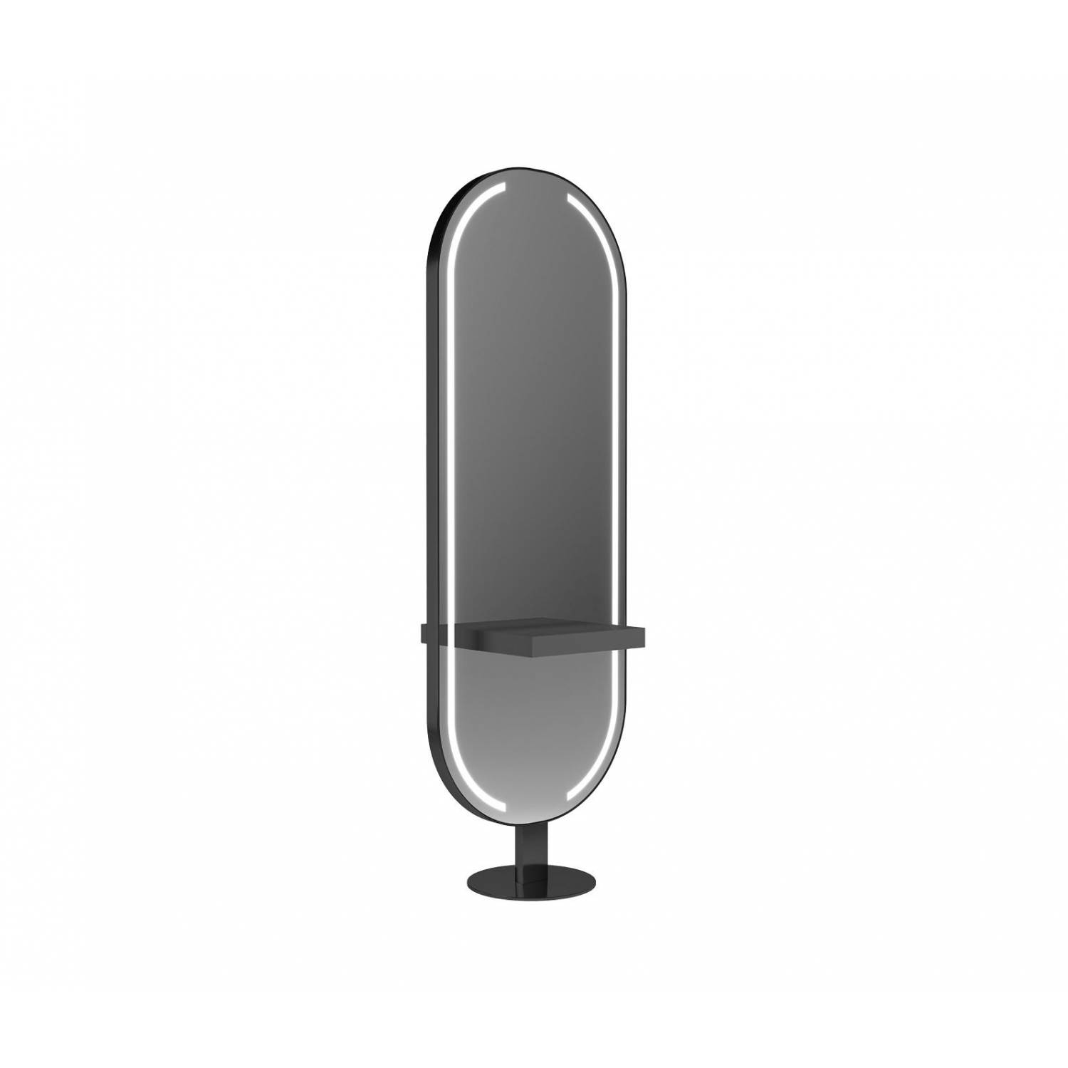 ENE-FSSM06 -Customizable Free-Standing Salon Mirror with LED Technology