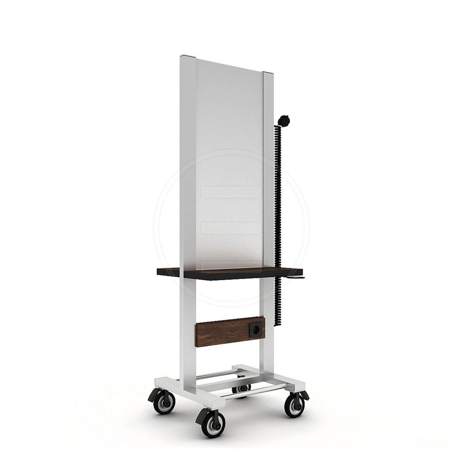 ENE-FSSM041 -Wall-Free Free-Standing Salon Mirror for Hair Salons and Studios