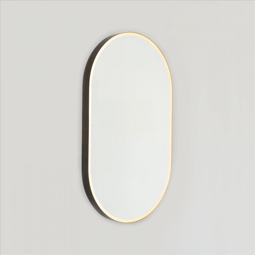 ENE-PL23 -Wholesale Pill Shaped LED Mirror with Adjustable Brightness