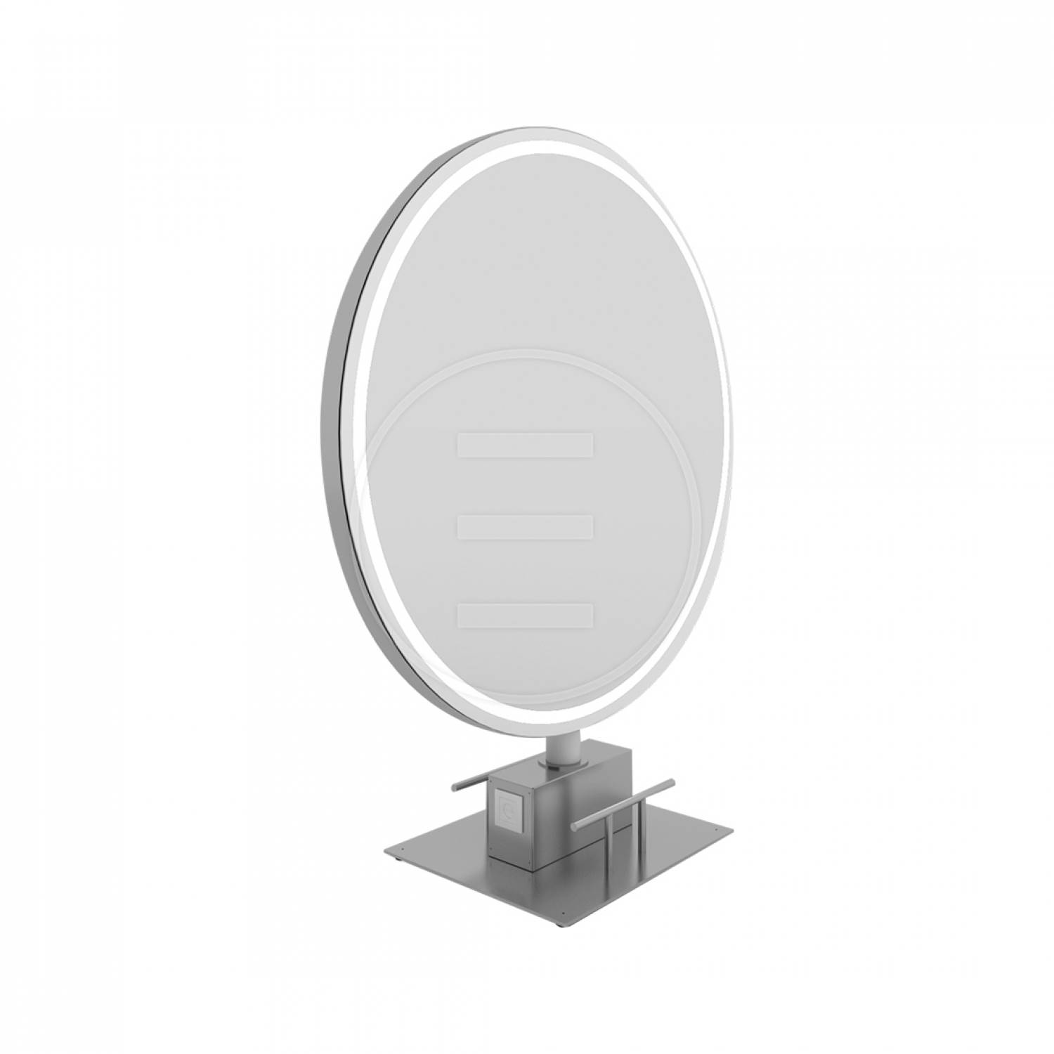 ENE-FSSM019 -Custom Free-Standing Salon Mirror with Unique Design