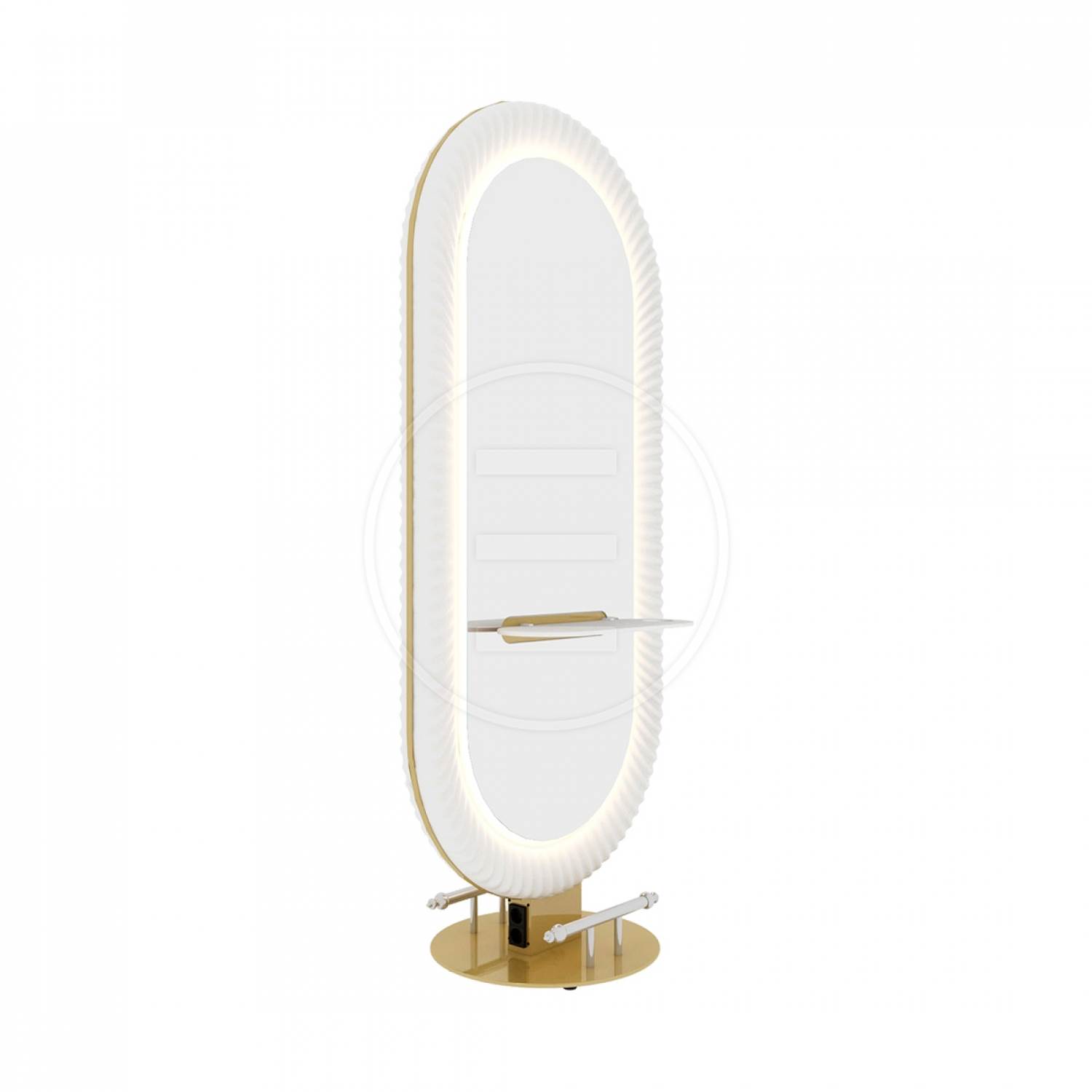 ENE-FSSM020 -Luxury Free-Standing Salon Mirror for Professional Stylists