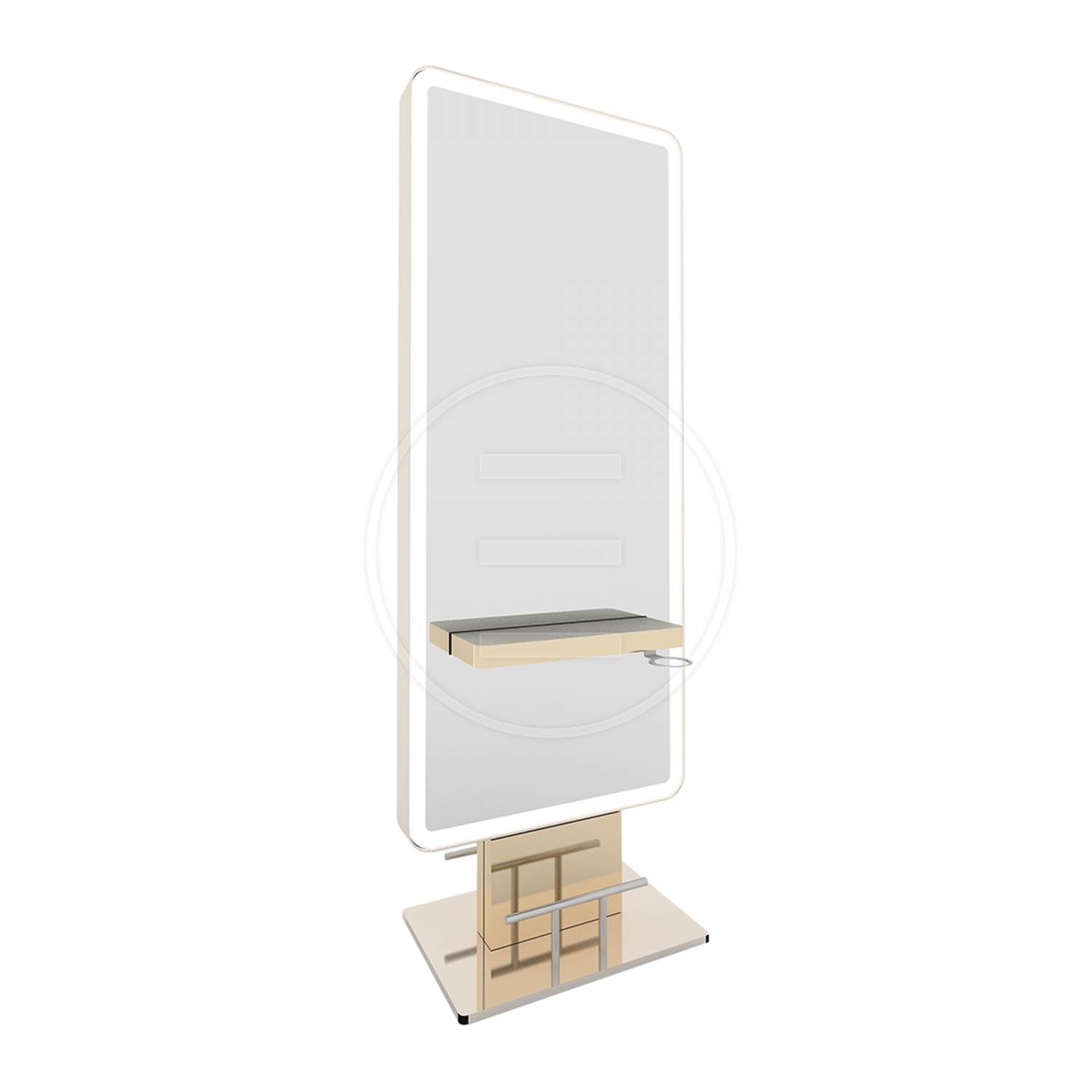 ENE-FSSM035 -Free-Standing Mirror with Smart Features for Salons