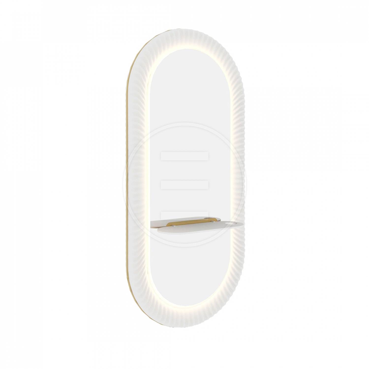 ENE-WMSM048 -Wall-Mounted Salon Mirror with High Clarity