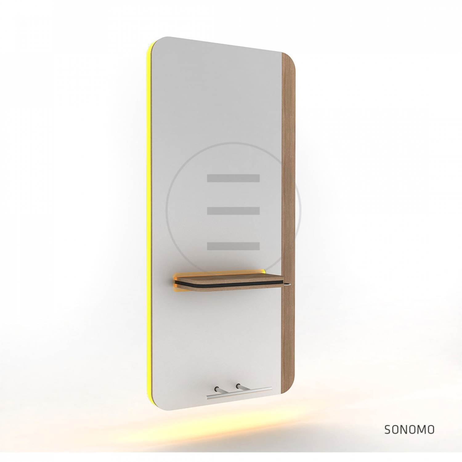 ENE-WMSM026 -Customizable Wall-Mounted Salon Mirror for Unique Salon Themes