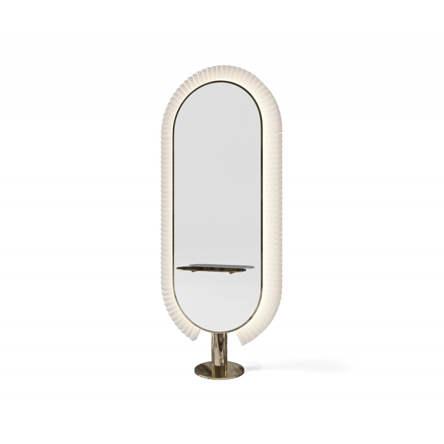 ENE-FSSM09 -Luxury Free-Standing Mirror with High-End LED Features