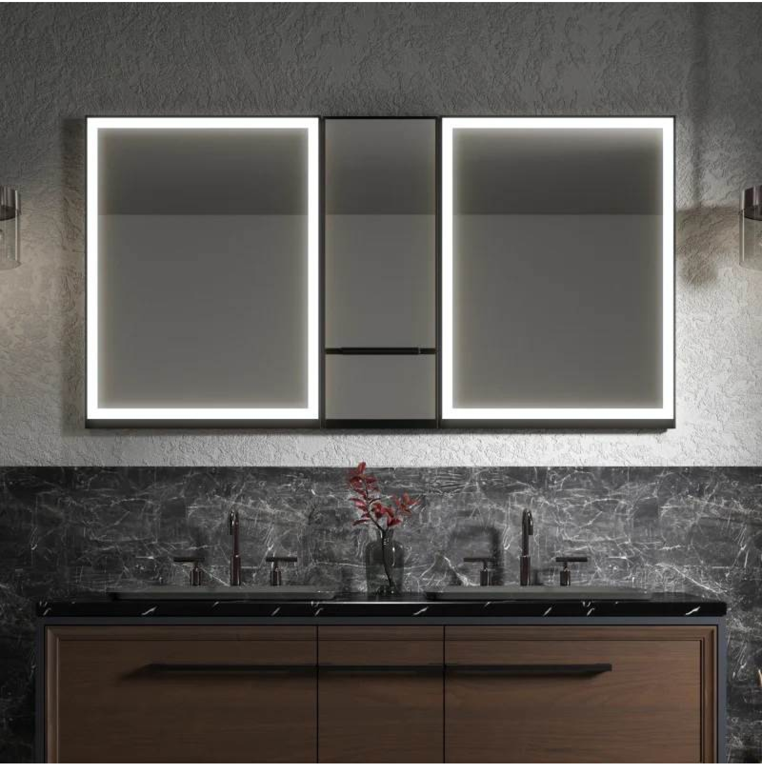 ENE-S-MC16 -Customizable Mirrored Bathroom Cabinet for Hotels