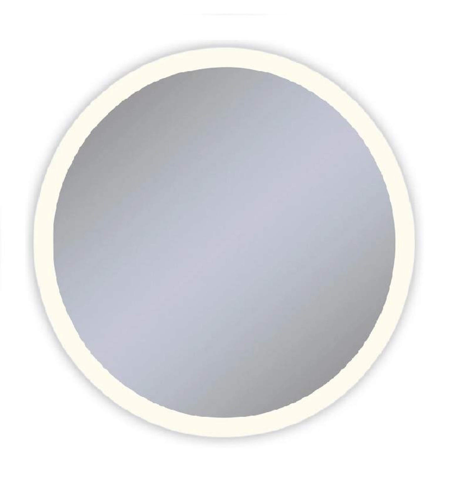 ENE-RD25 -Round LED Mirror for Hotels with Integrated Backlighting
