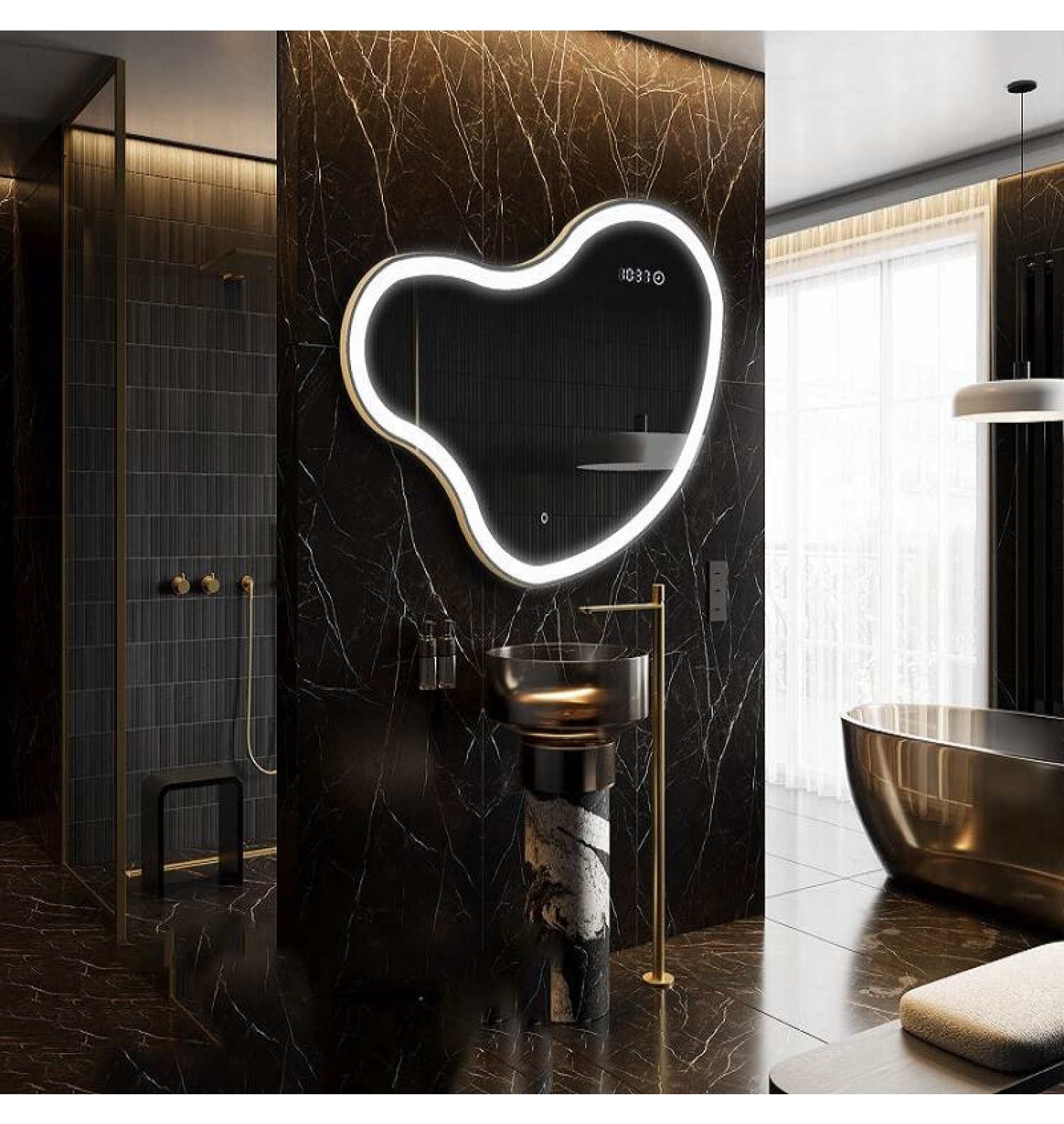 ENE-IR13 -Custom Decorative Irregular Mirror for Retailers