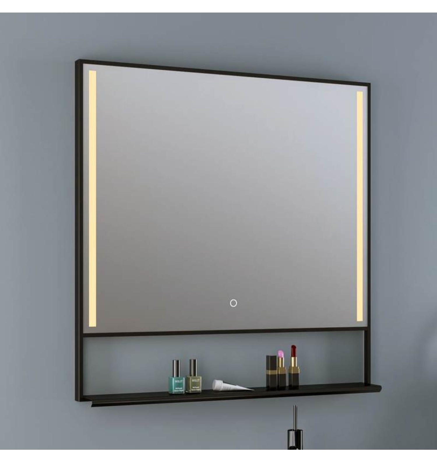 ENE-SF20 -LED Mirror with Shelf and Touch Sensor