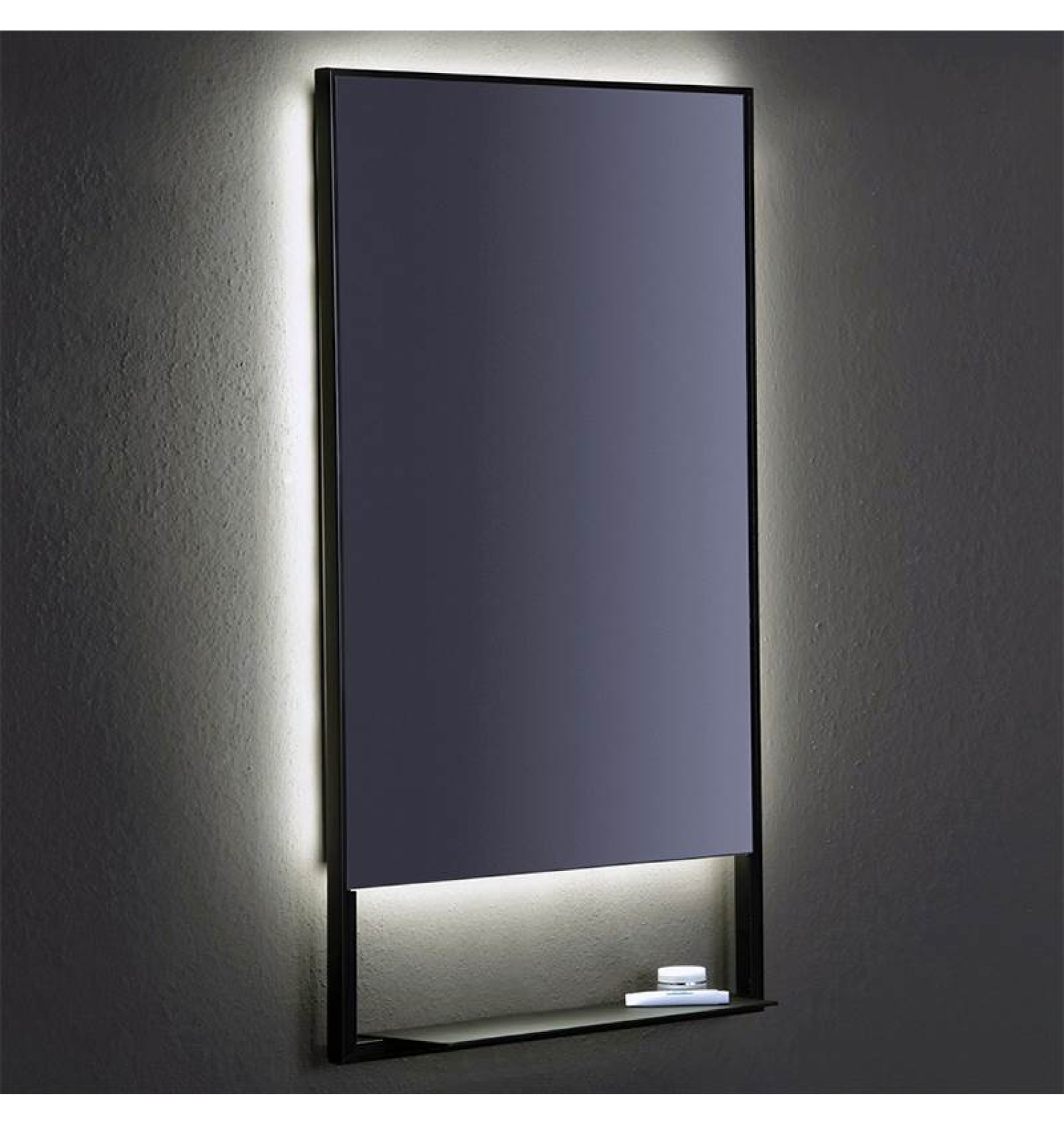 ENE-SF18 -LED Mirror with Storage Shelf for Luxury Hotels