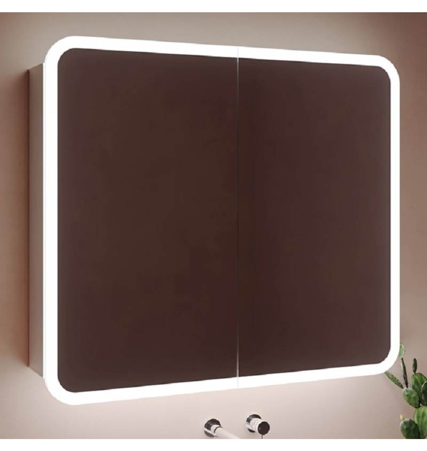 ENE-S-MC10 -Medicine Cabinet Mirror with Frameless Design