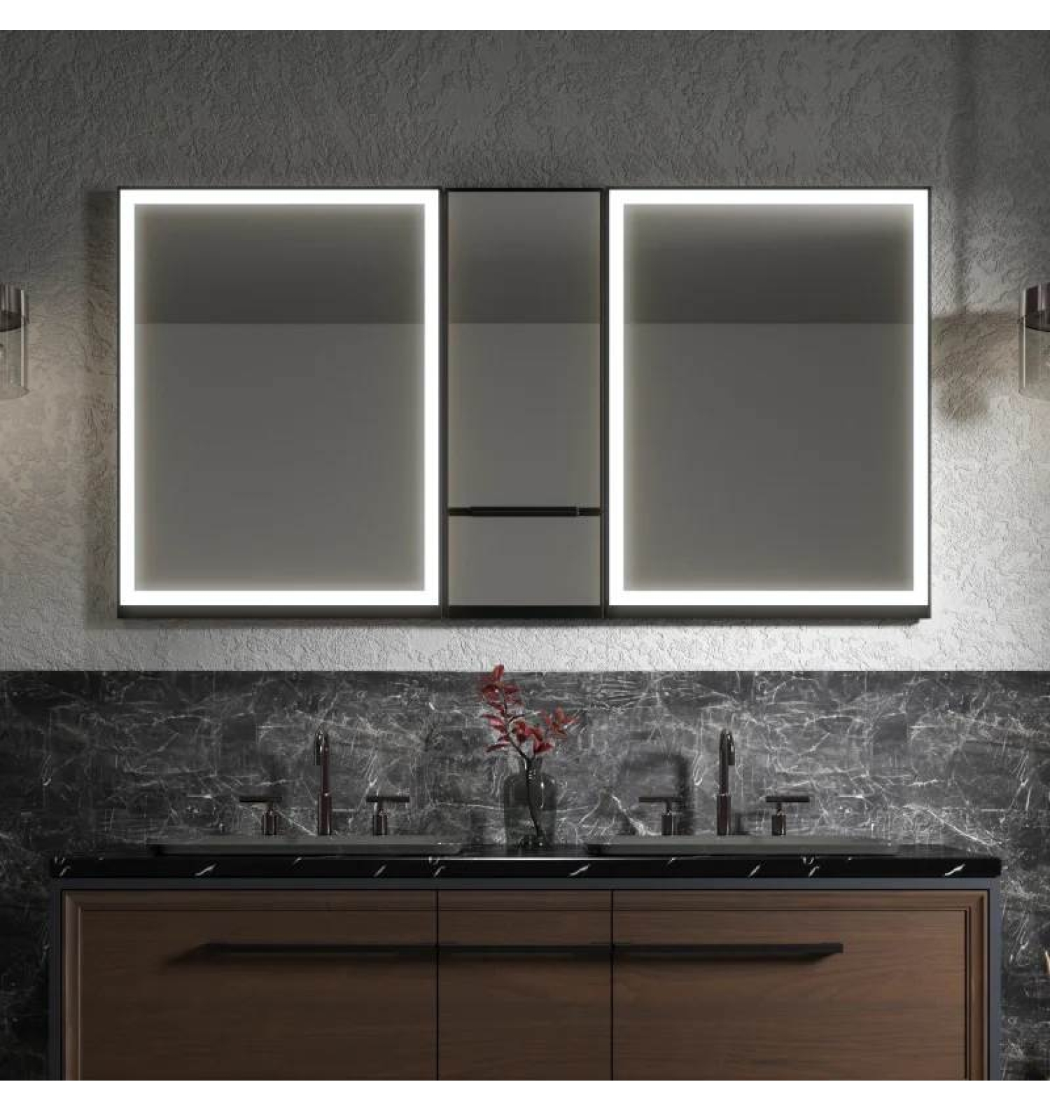 ENE-S-MC16 -Customizable Mirrored Bathroom Cabinet for Hotels