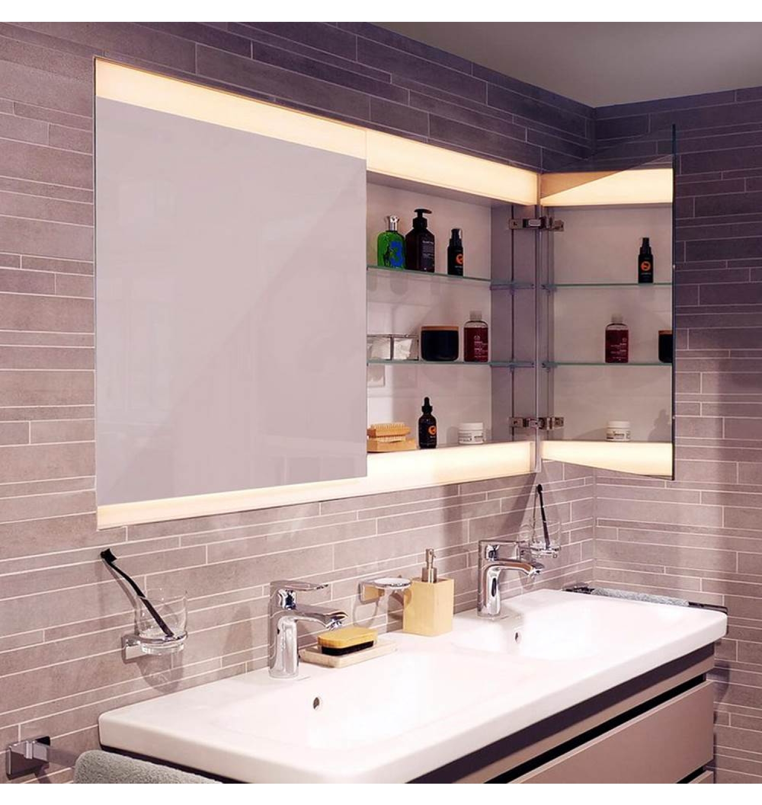ENE-SC-05 -Special LED Cabinet Mirror with Touch Sensor Technology