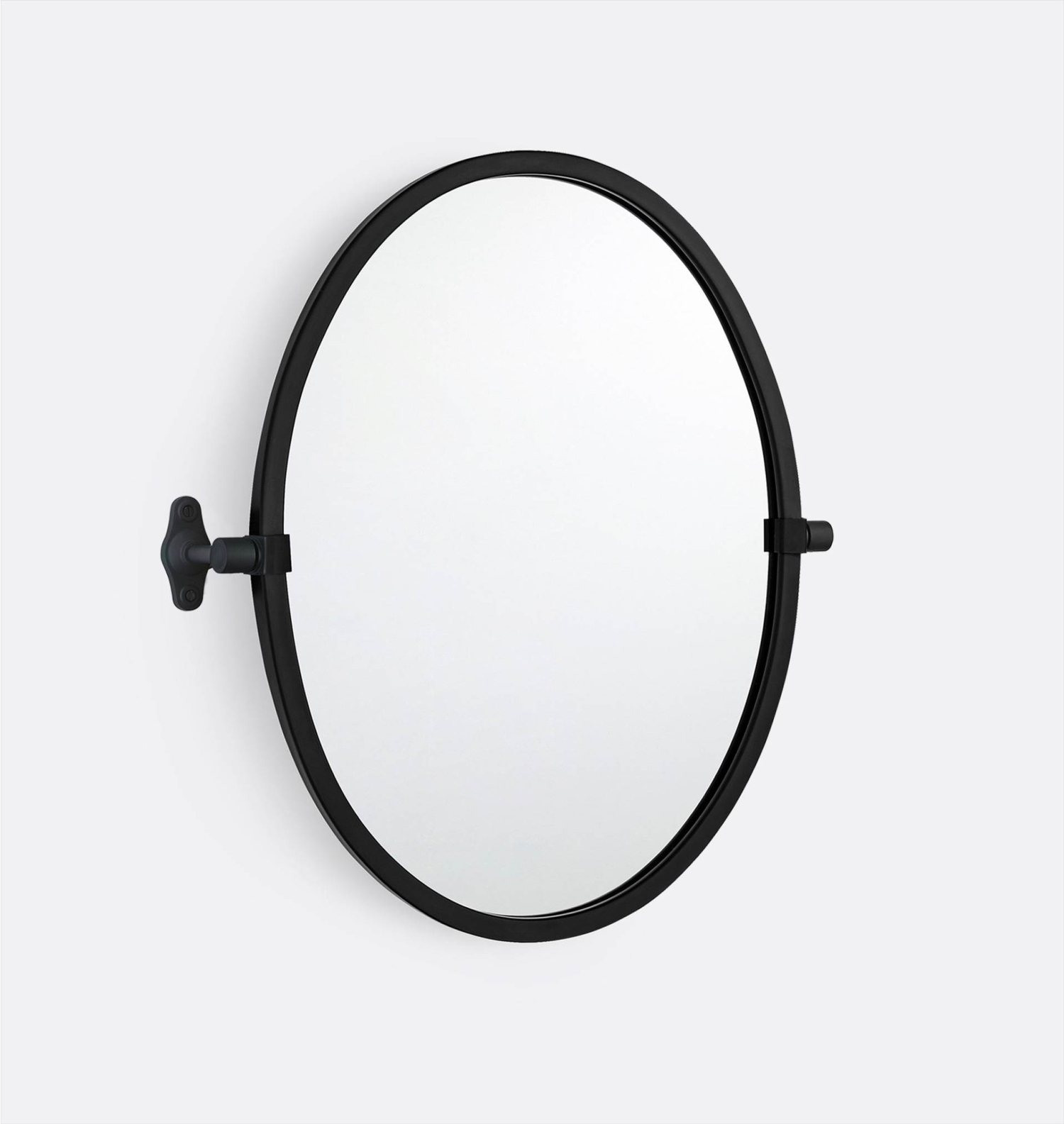ENE-PFM026 -Pivoting Framed Mirror with Shelf for Elegant Bathroom Design