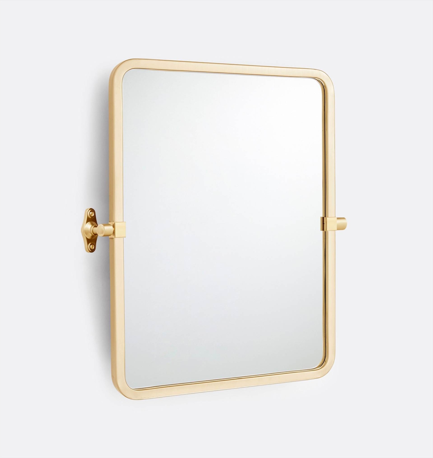 ENE-PFM051 -Pivoting Rectangular Framed Mirror for Office Spaces