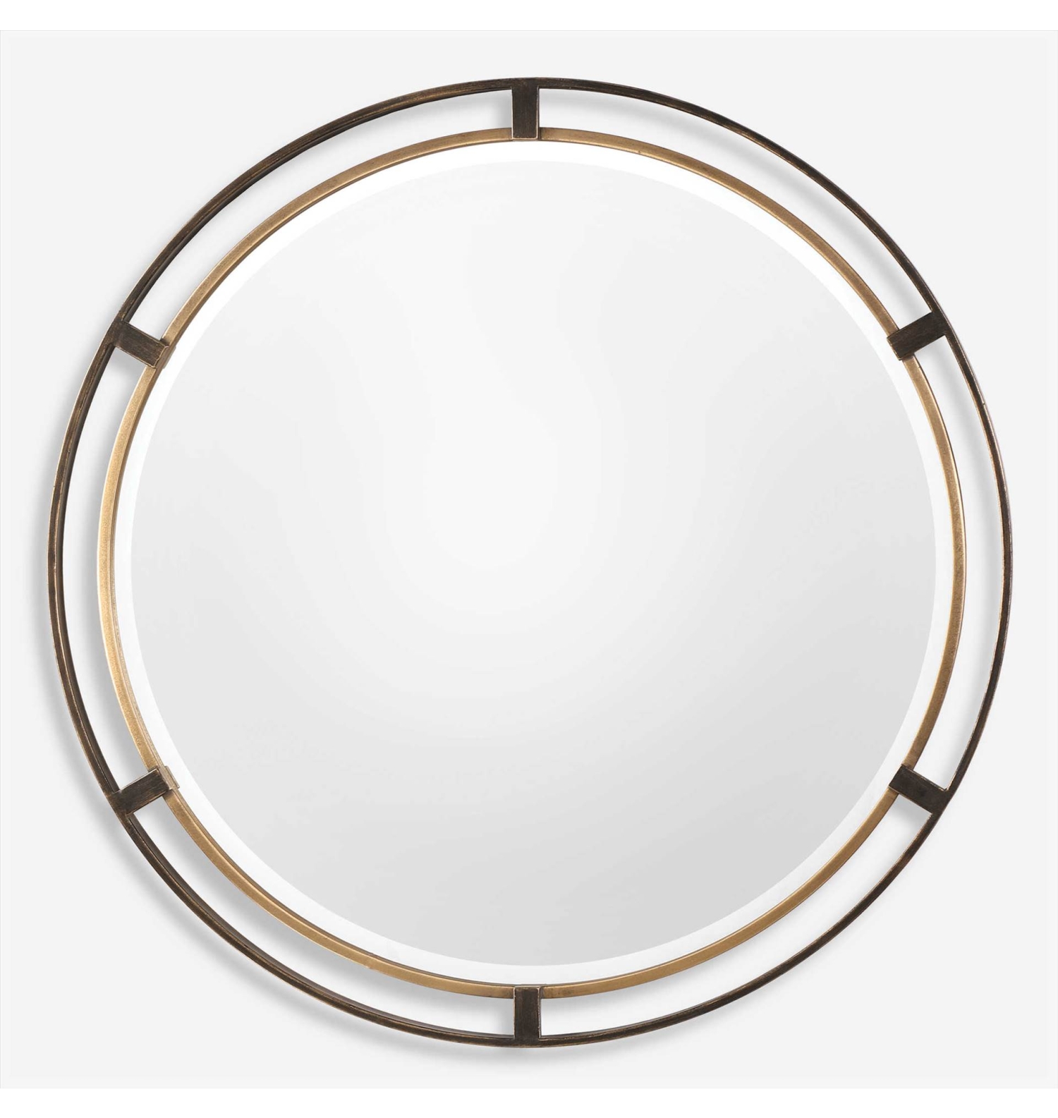 ENE-SFM019 -Round Special Framed Mirror for Elegant Hotel Lobbies