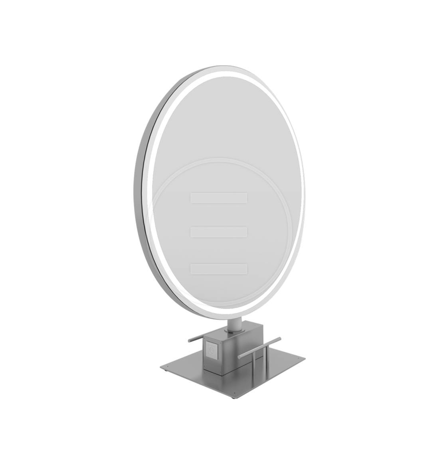 ENE-FSSM019 -Custom Free-Standing Salon Mirror with Unique Design