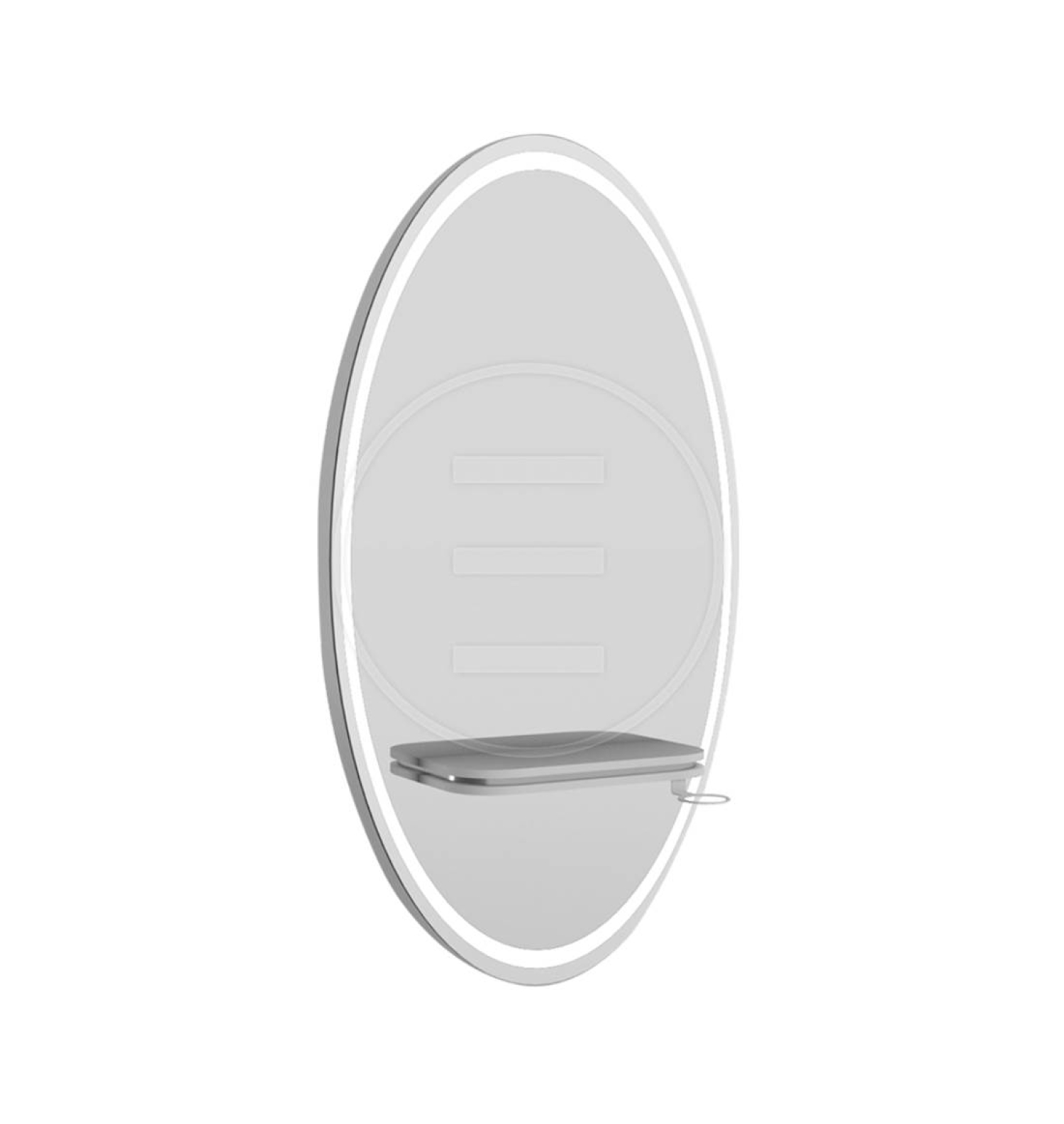ENE-WMSM06 -Backlit Wall-Mounted Mirror for Hair Salons with LED