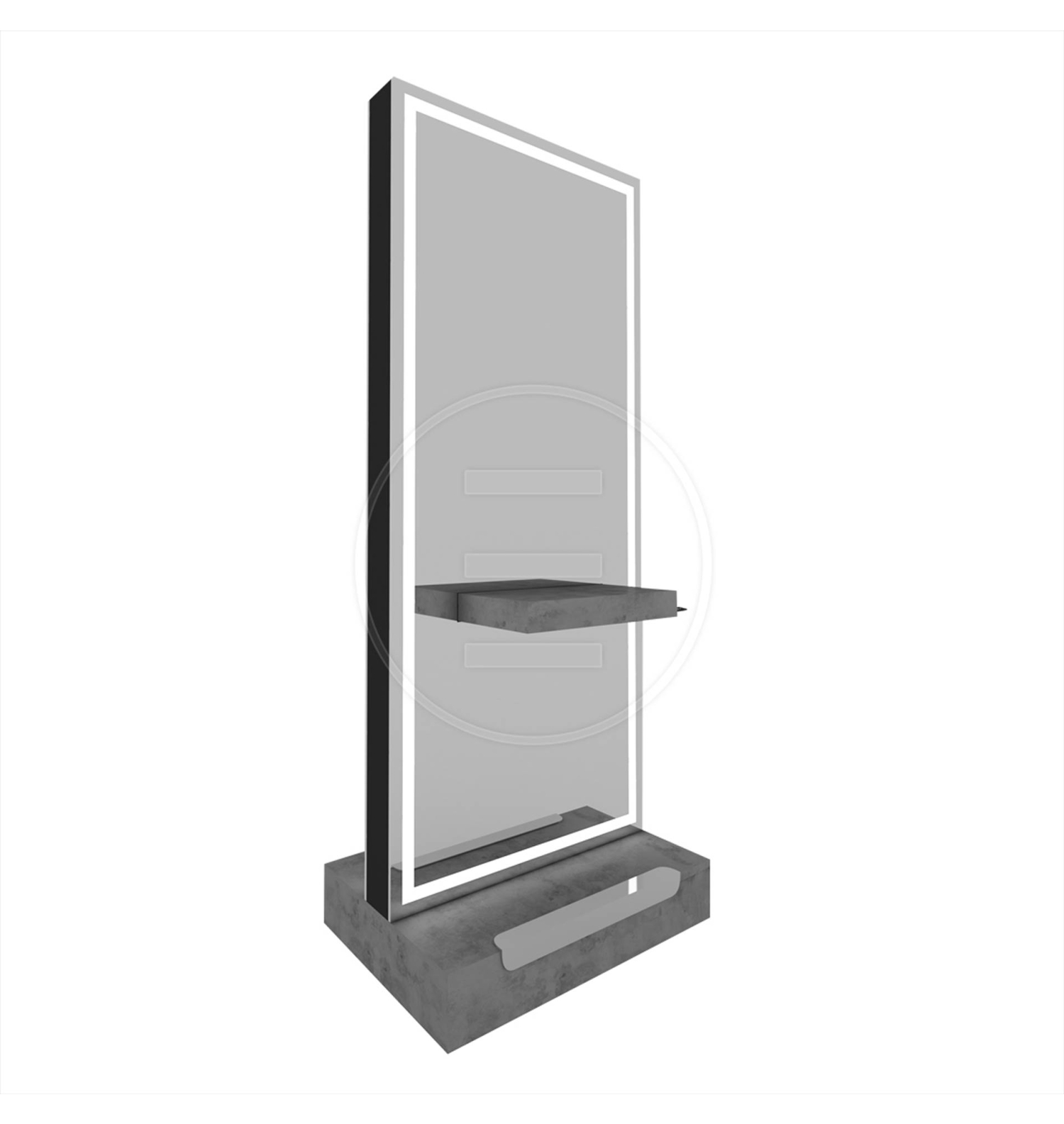 ENE-FSSM032 -B2B Supplier for Luxury Free-Standing Salon Mirrors