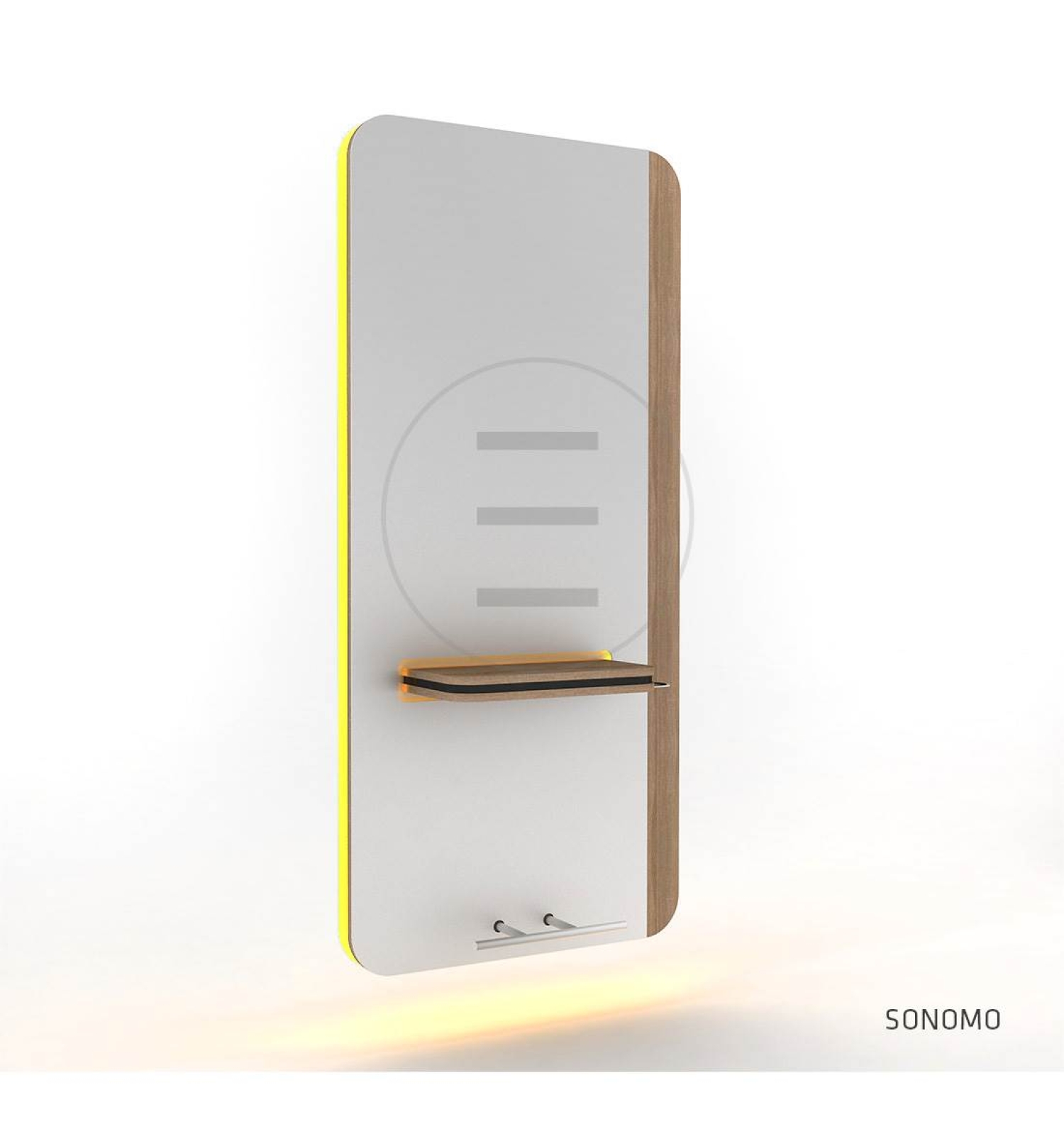 ENE-WMSM026 -Customizable Wall-Mounted Salon Mirror for Unique Salon Themes