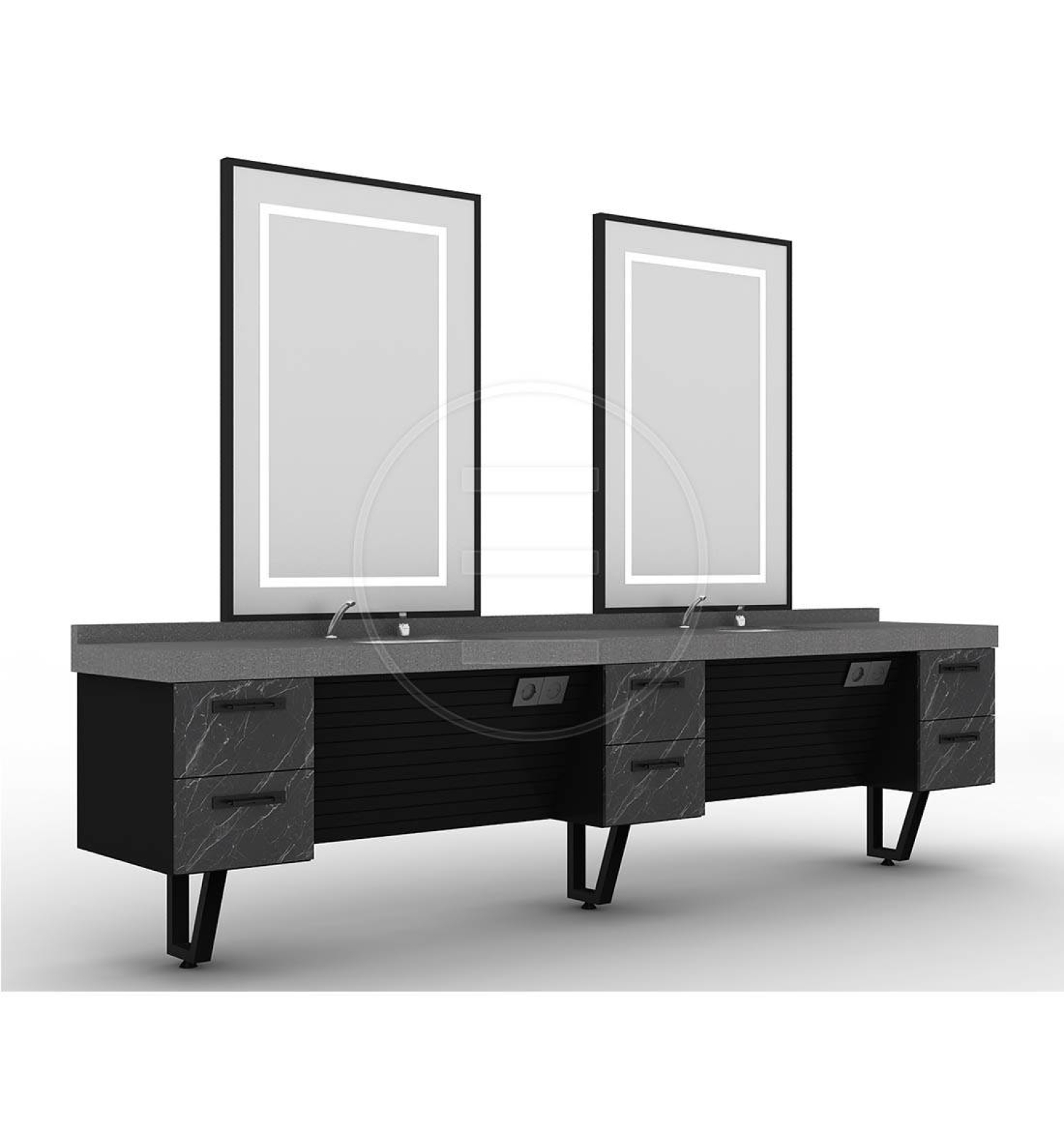 ENE-CSM035 -Countertop Mirror with Smart Touch Sensor