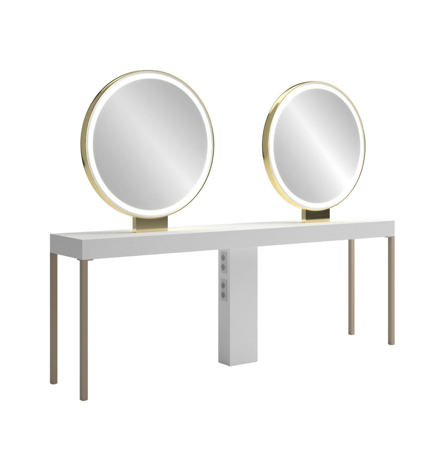 ENE-CSM024 -Framed Countertop Mirror with Anti-Fog Functionality
