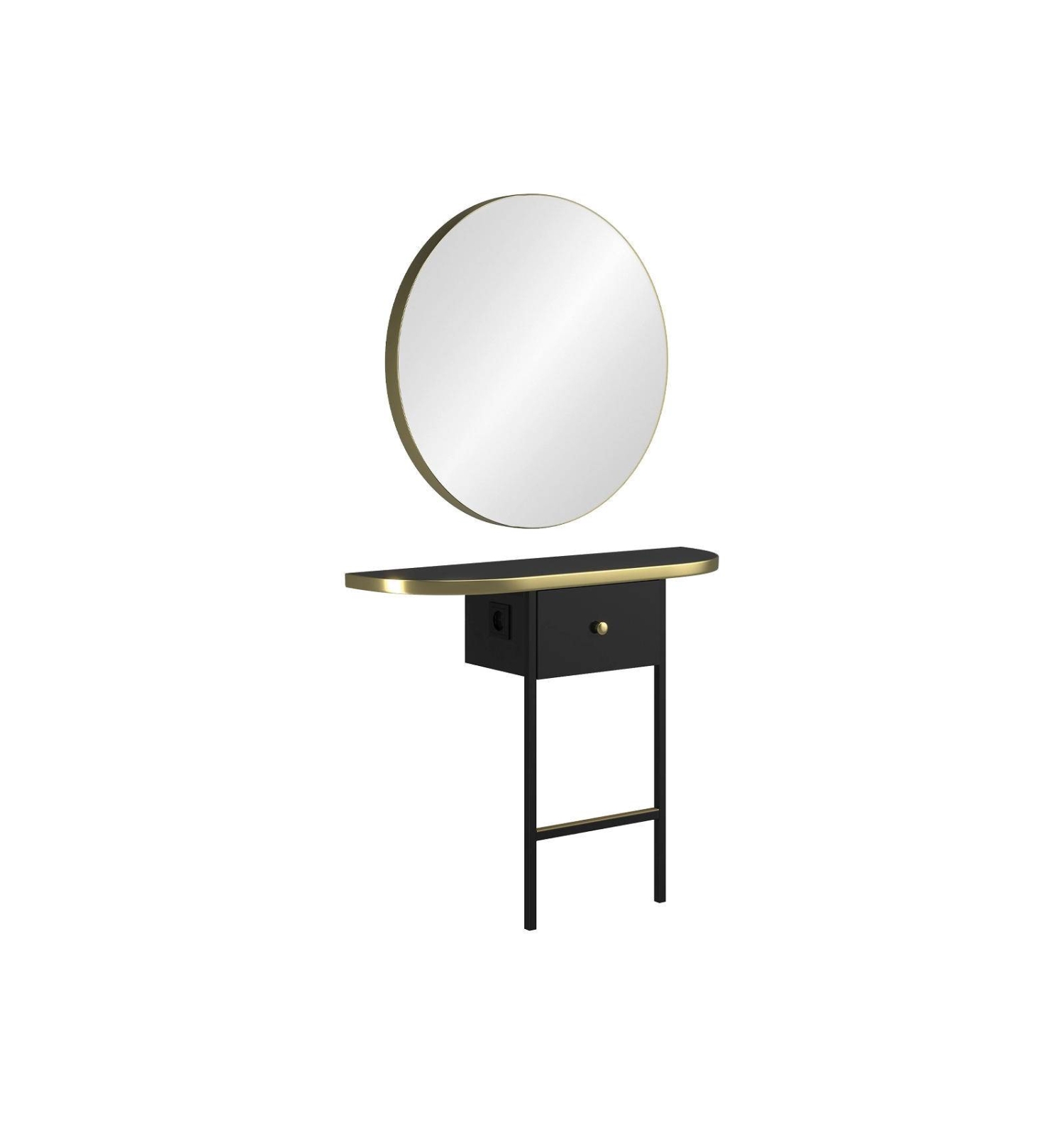 ENE-CSM015 -Backlit Adjustable Countertop Mirror for Makeup Application