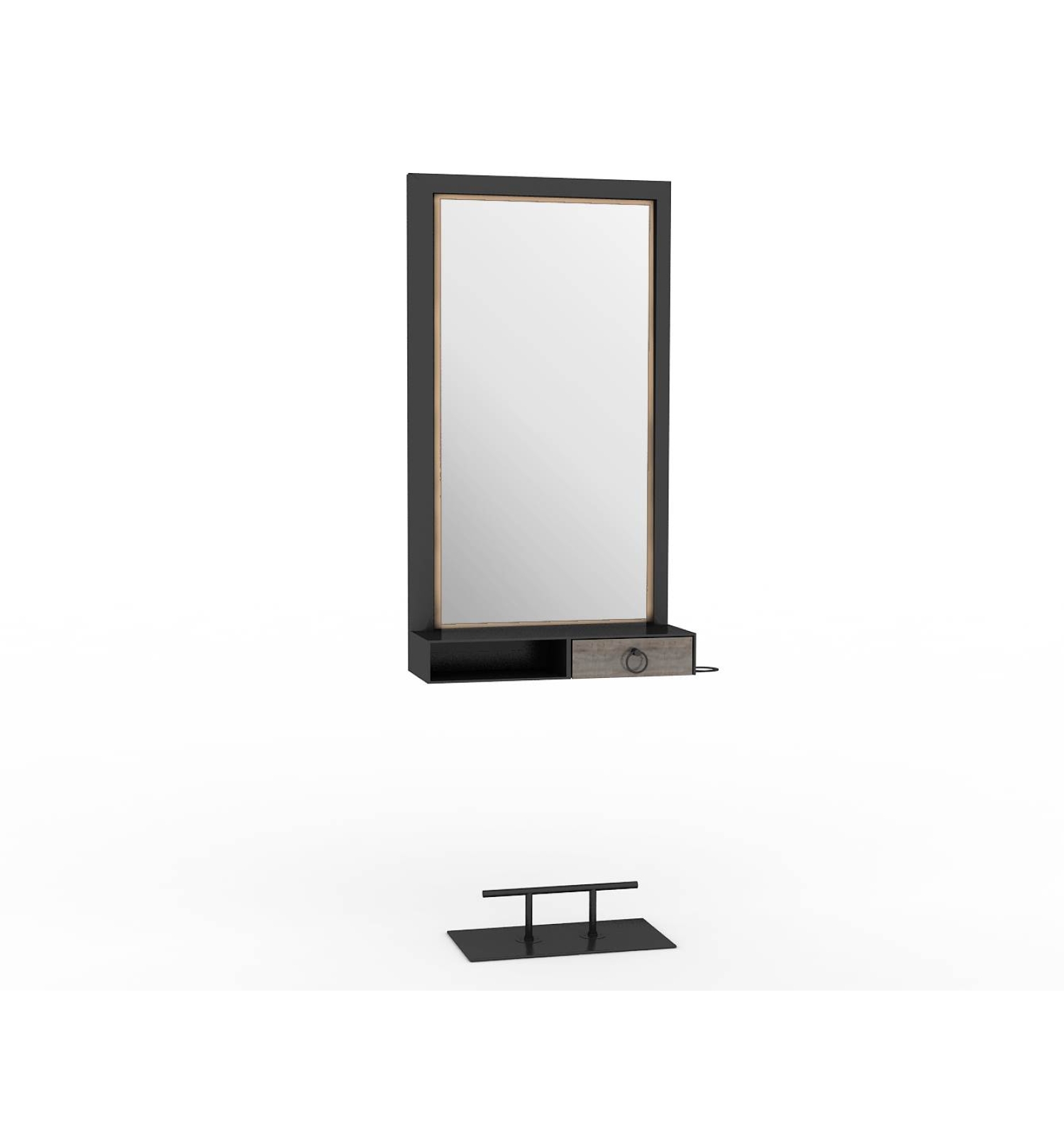 ENE-CSM03 -Multi-Functional Countertop Mirror with Dual-Sided View