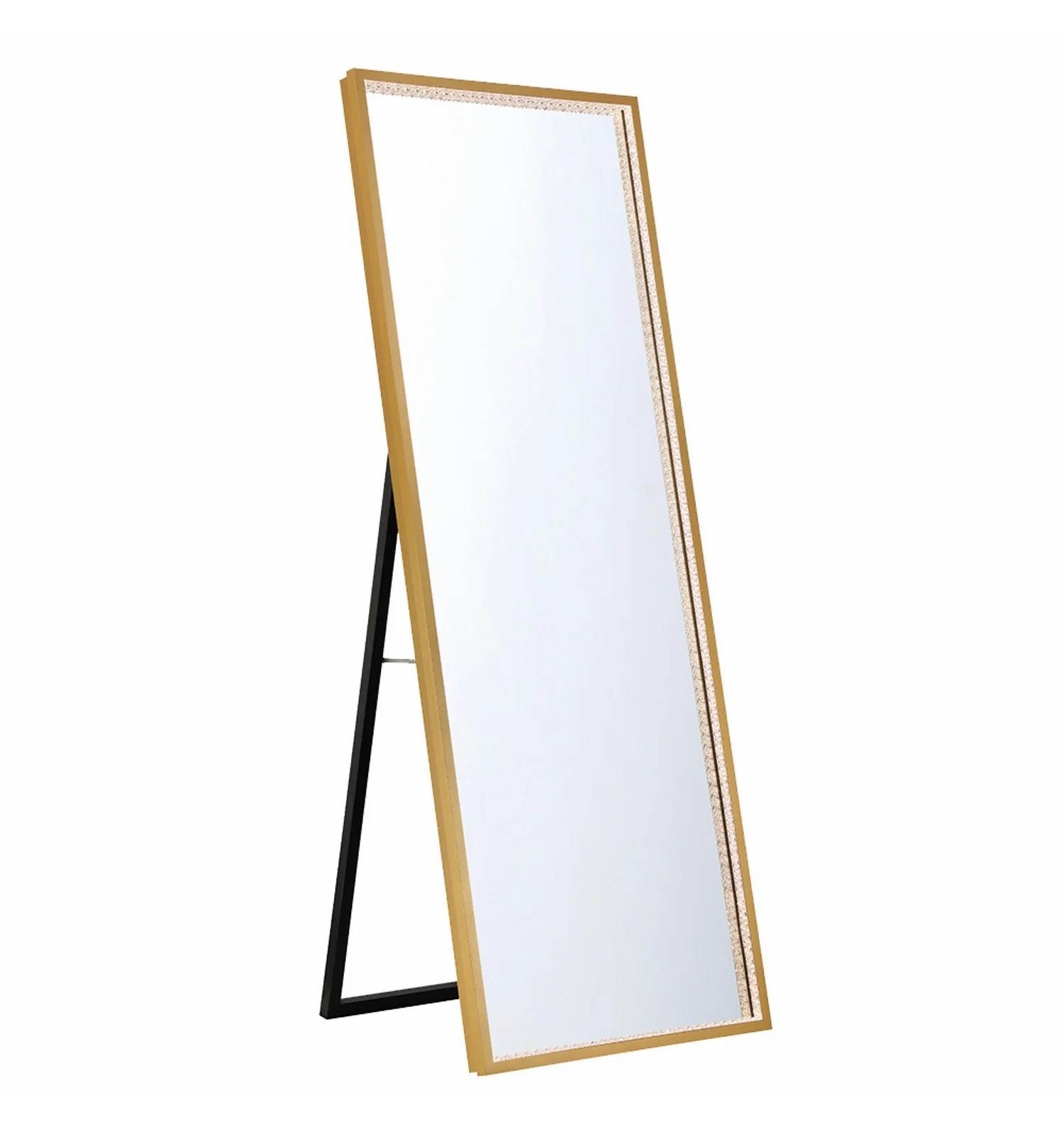 ENE-FSFL039 -  Illuminated Tall Mirror with Wall-Mount Option