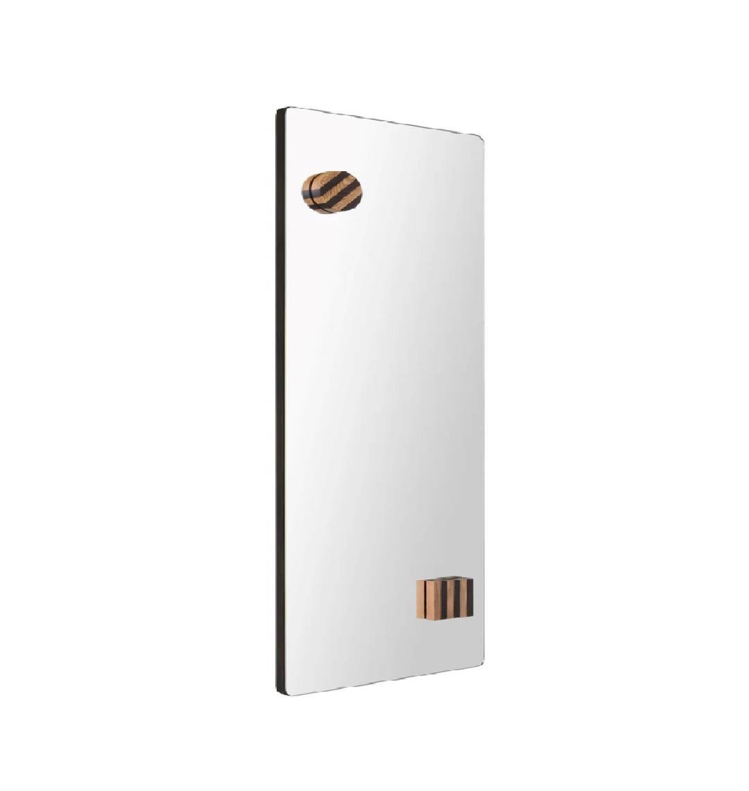 ENE-ADM06 -Entryway Mirror with Gold Frame Accent