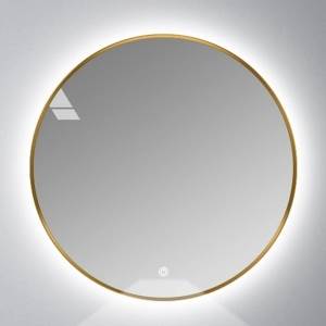 ENE-RD3 -Round LED Mirror for Bathroom Use with Adjustable Lighting
