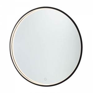 ENE-RD40 -Round LED Mirror for Office Use with Adjustable Brightness