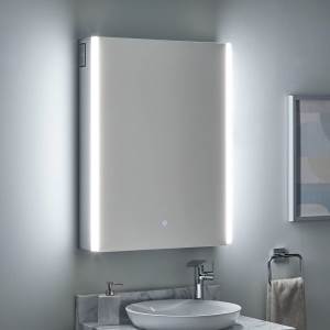 ENE-S-MC25 -Slimline Mirrored Medicine Cabinet for Compact Bathrooms