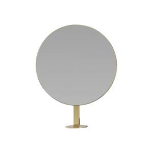 ENE-FSSM05 -Free-Standing Mirror with Built-In Storage for Beauty Salons
