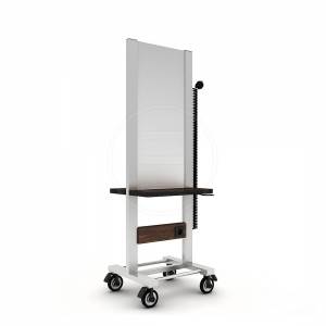 ENE-FSSM041 -Wall-Free Free-Standing Salon Mirror for Hair Salons and Studios