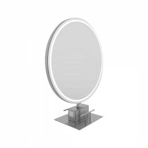 ENE-FSSM019 -Custom Free-Standing Salon Mirror with Unique Design