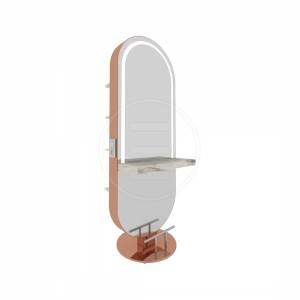 ENE-FSSM022 -Standing Salon Mirror with Anti-Fog and Smart Controls