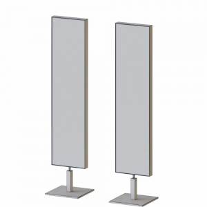 ENE-FSFL026 - LED Full-Length Mirror with Elegant Metallic Frame