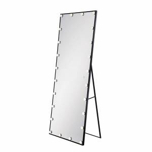 ENE-FSFL040 -  Lighted Full-Length Mirror with Elegant Beveled Edges