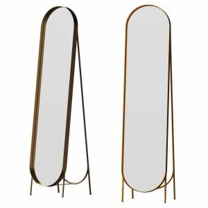 ENE-FSFL021 - Lighted Dressing Mirror with Fold-Out Panels