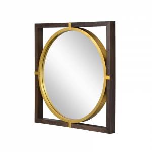 ENE-CCMD040 -Decorative Mirror with Wave Pattern Frame