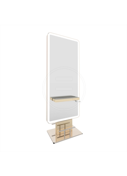 ENE-FSSM035 -Free-Standing Mirror with Smart Features for Salons