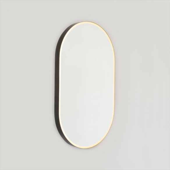 ENE-PL23 -Wholesale Pill Shaped LED Mirror with Adjustable Brightness