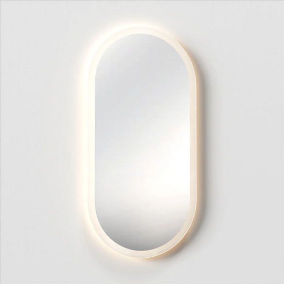 ENE-PL24 -Pill Shaped LED Mirror for Bathroom with Smart Features