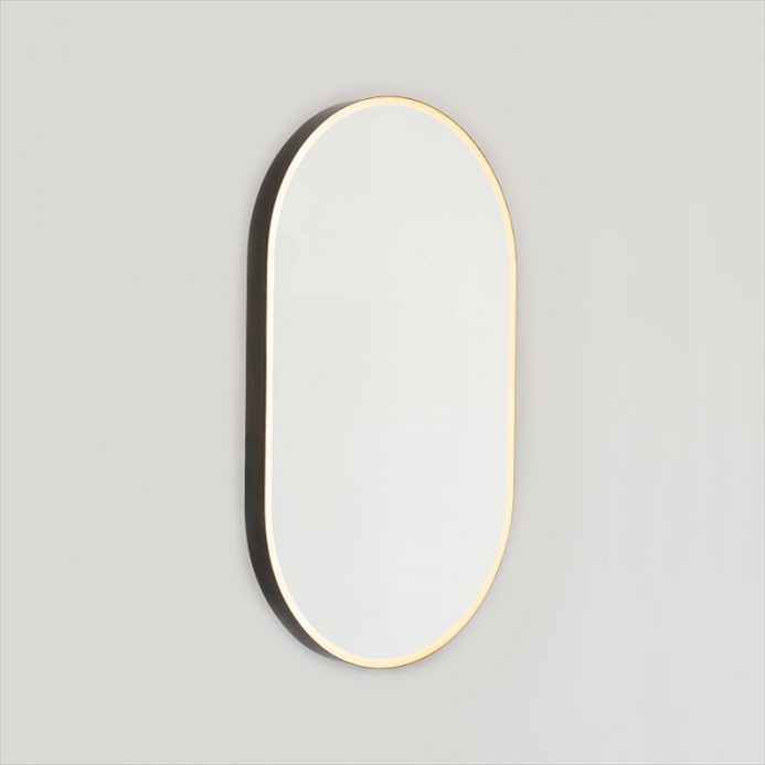 ENE-PL23 -Wholesale Pill Shaped LED Mirror with Adjustable Brightness
