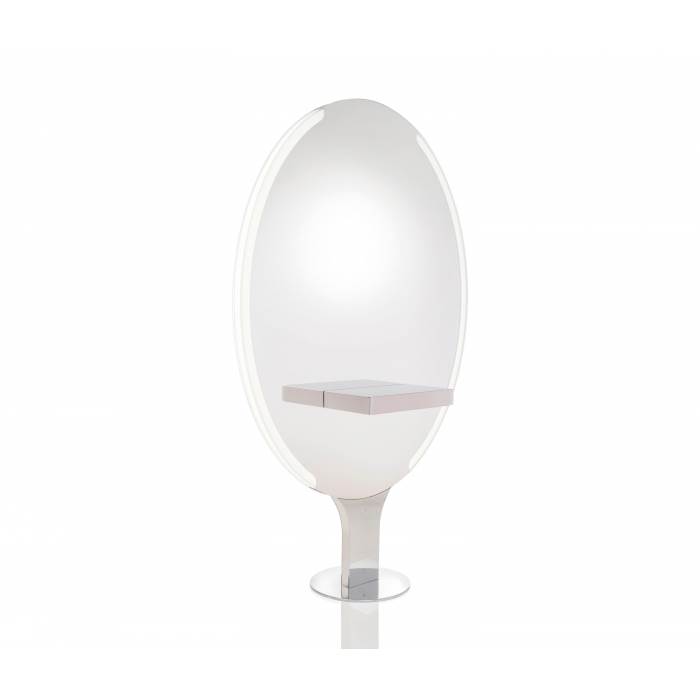 ENE-FSSM04 -Professional Free-Standing Salon Mirror with Touchless Operation