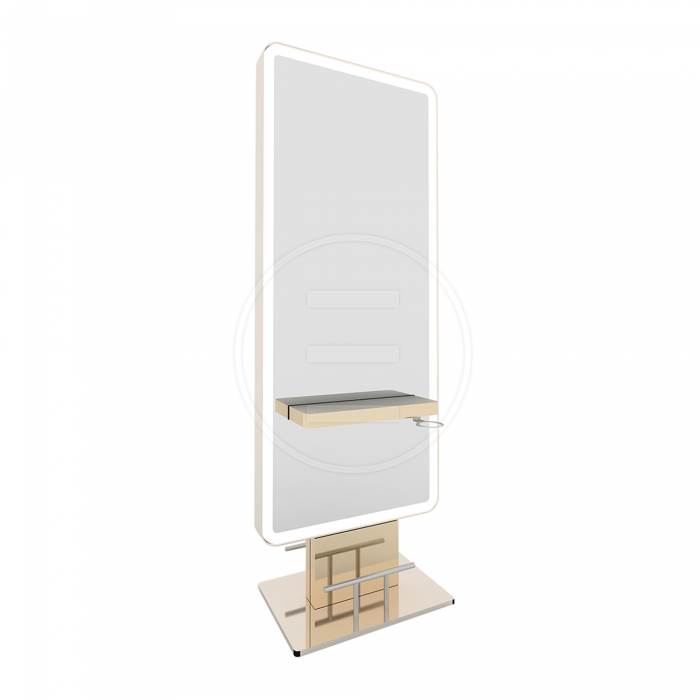 ENE-FSSM035 -Free-Standing Mirror with Smart Features for Salons