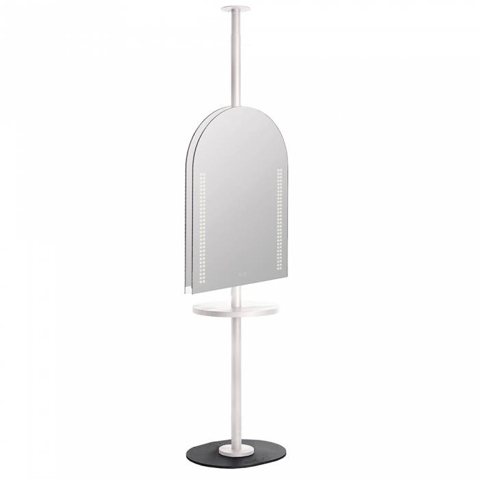 ENE-FSSM015 -Freestanding Mirror with Customizable Features for Salons
